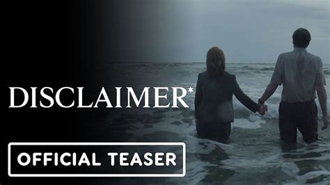 disclaimer (2024) премьера cam|DISCLAIMER＊— Official Teaser .
